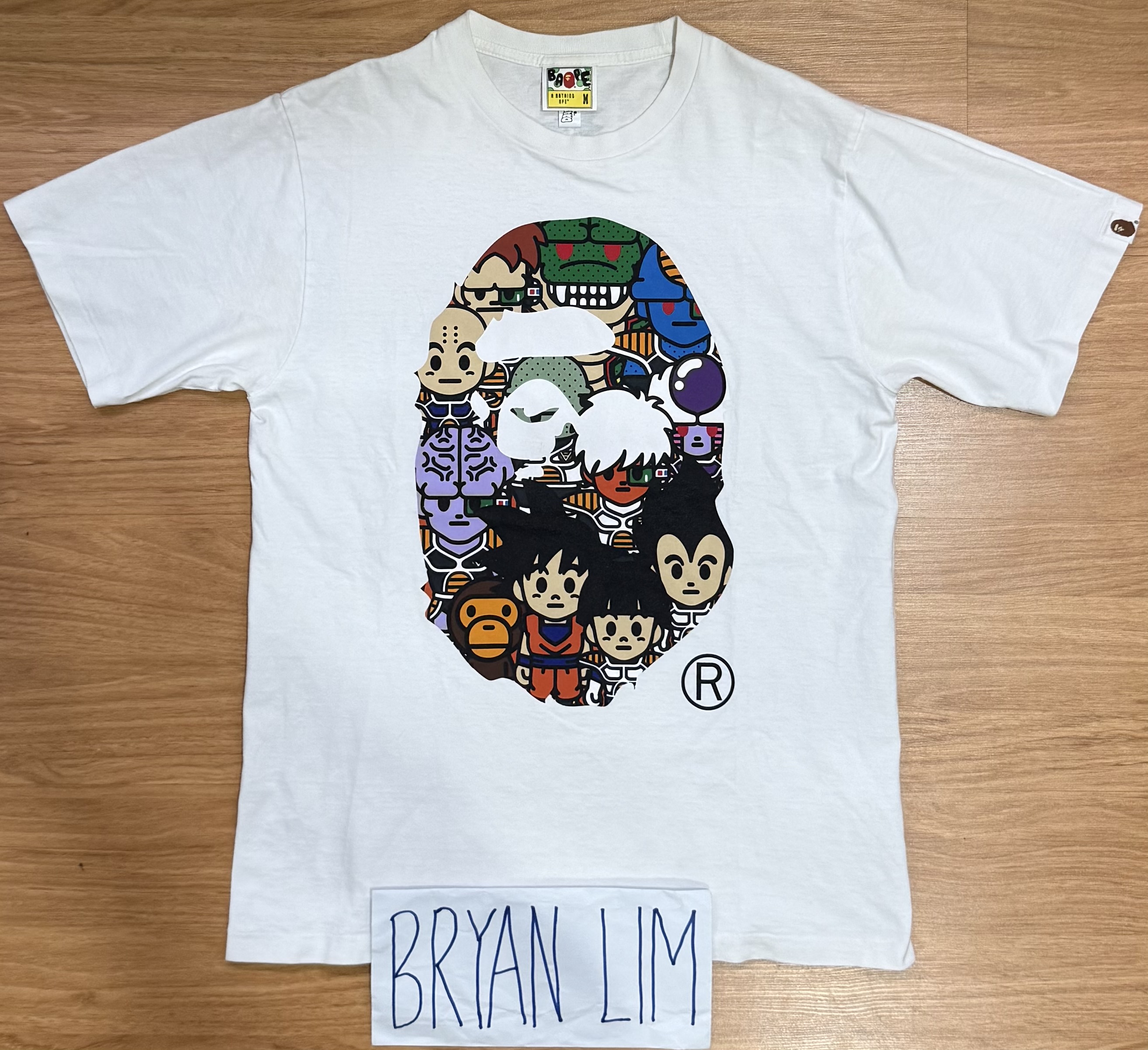 π―π΅ Bape X DragonballZ X Baby Milo Big Ape Head Collaboration
