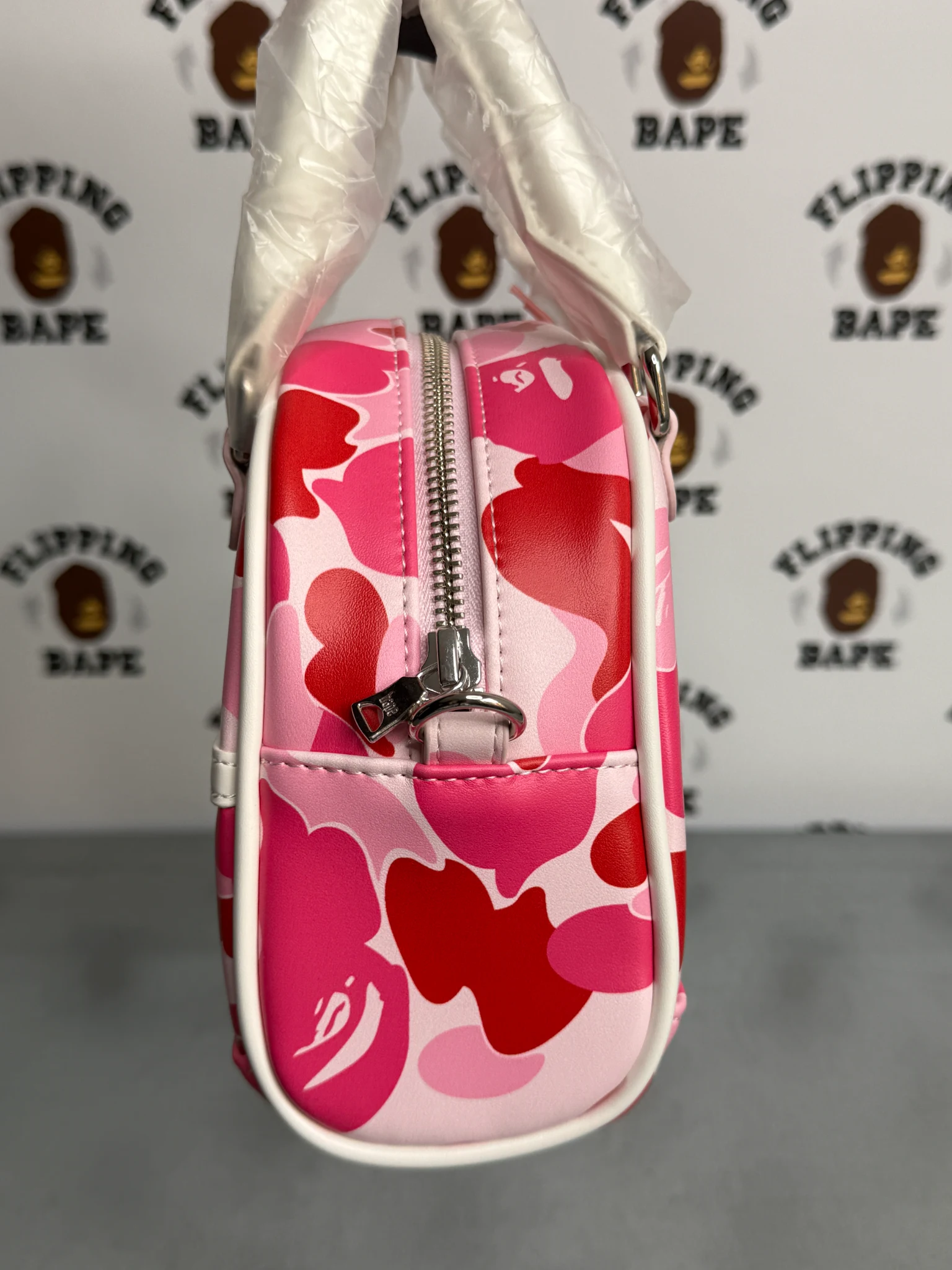 BAPE ABC CAMO MINI BOWLING BAG 9