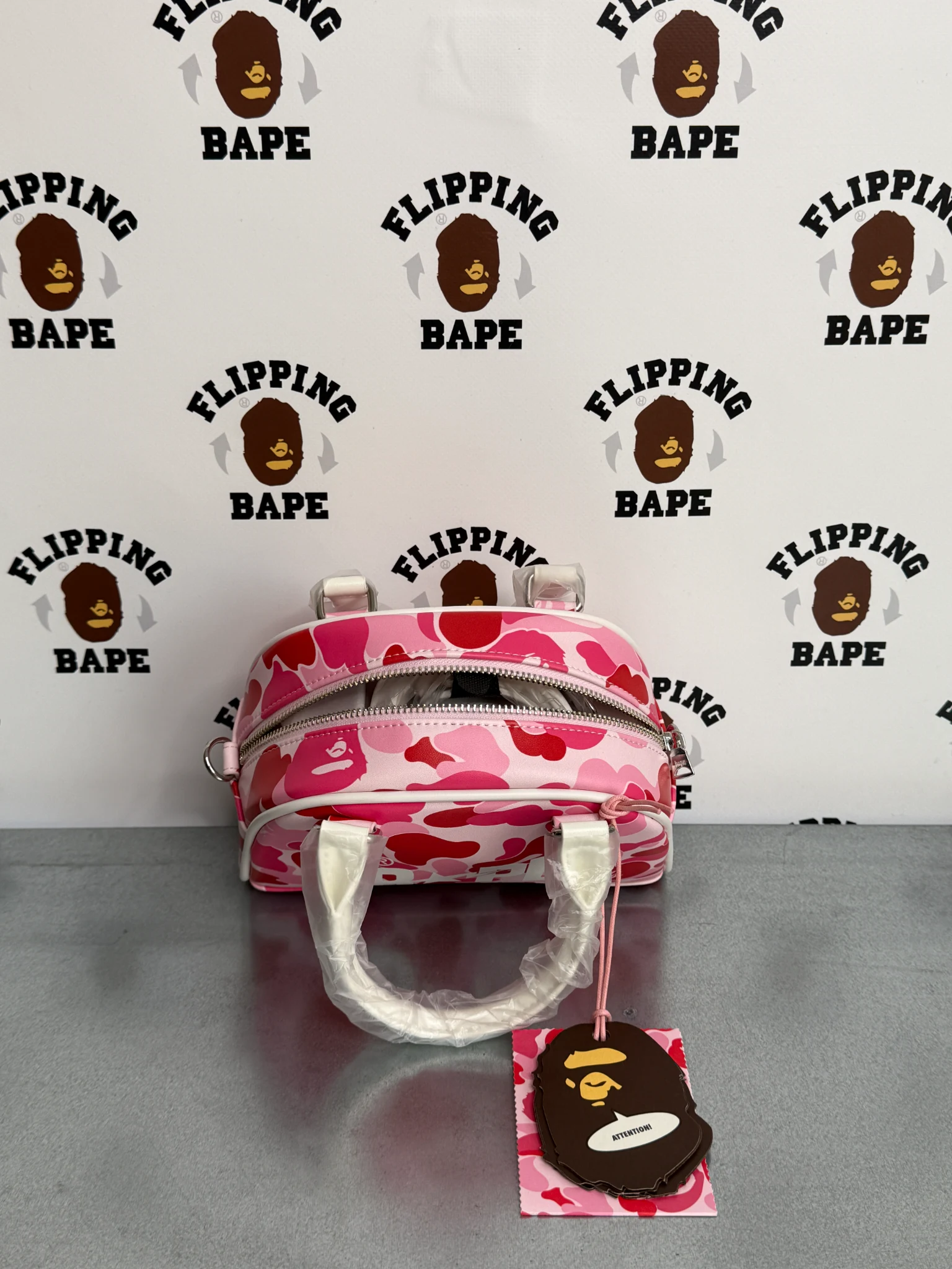 BAPE ABC CAMO MINI BOWLING BAG 10
