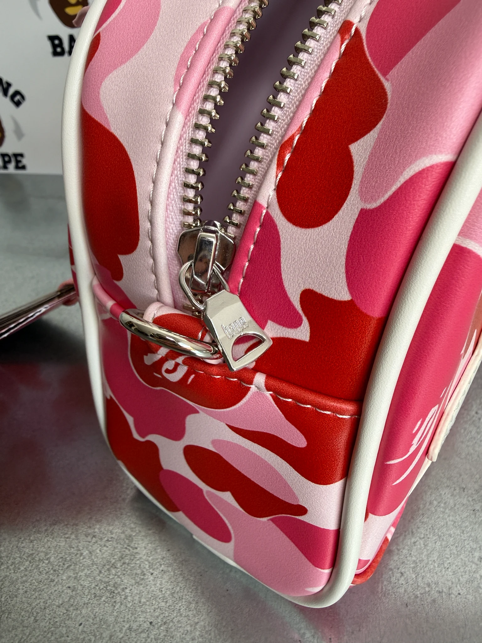BAPE ABC CAMO MINI BOWLING BAG 6