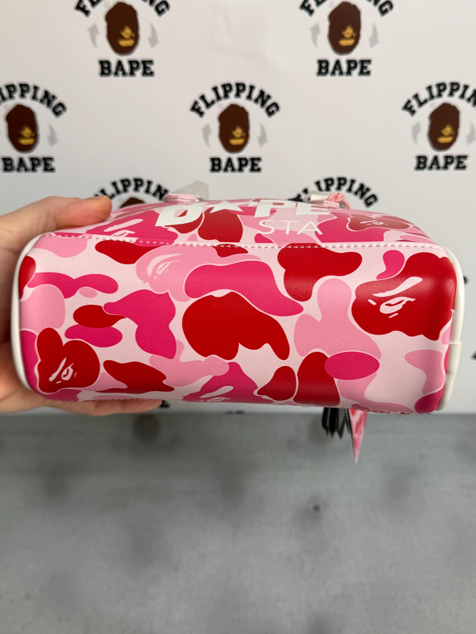 BAPE ABC CAMO MINI BOWLING BAG 12