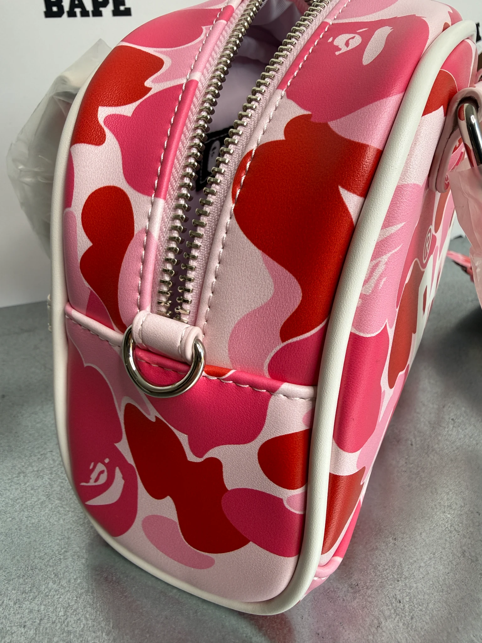 BAPE ABC CAMO MINI BOWLING BAG 7