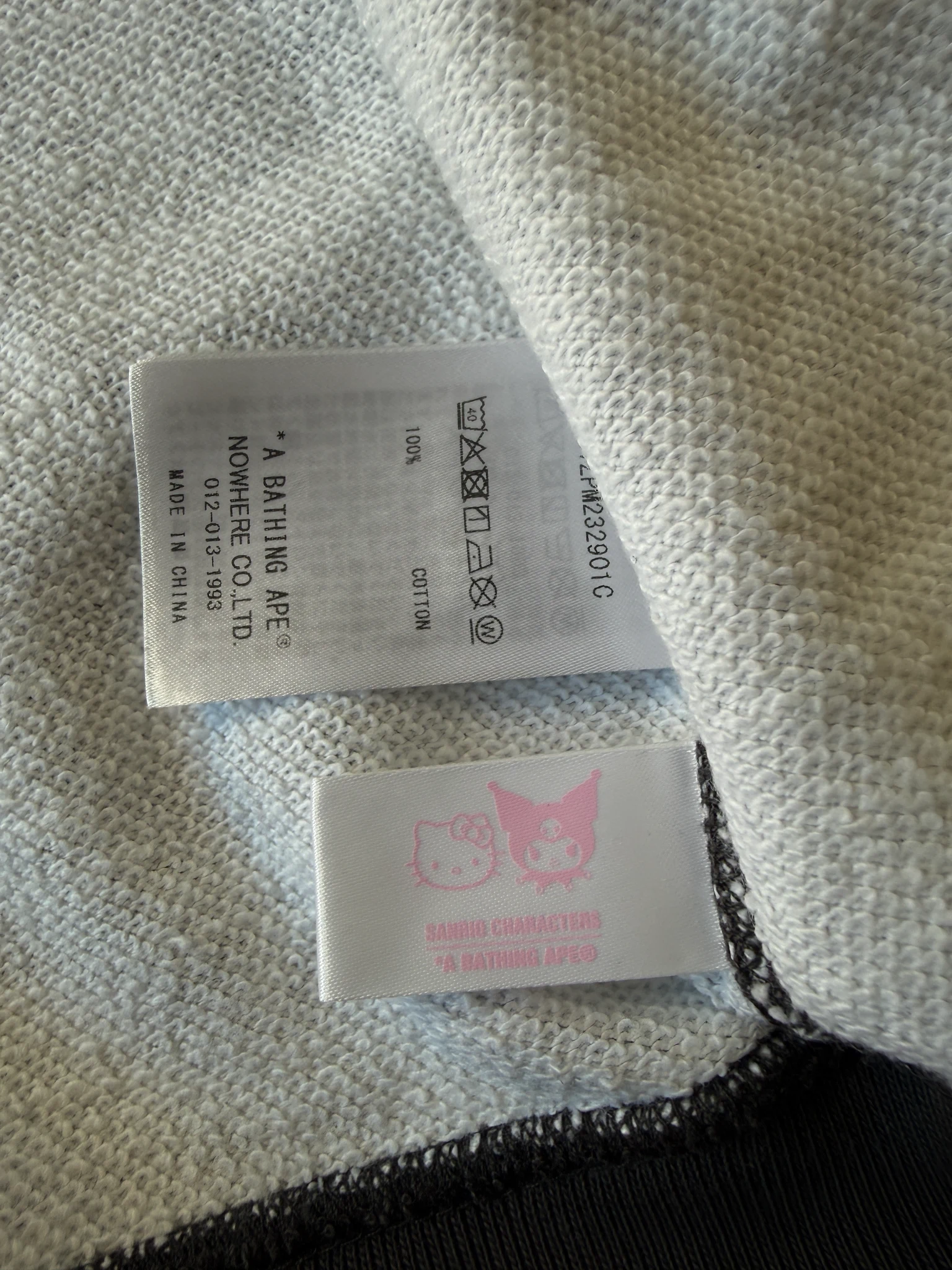 BAPE X KUROMI CAMO FULL ZIP HOODIE 15