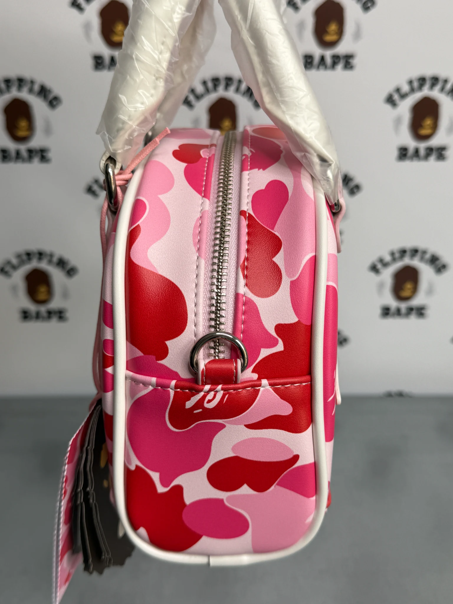 BAPE ABC CAMO MINI BOWLING BAG 8