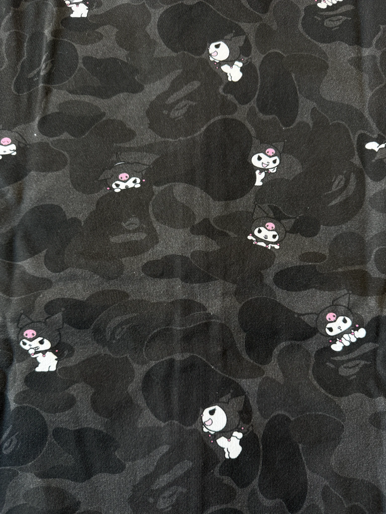 BAPE X KUROMI CAMO FULL ZIP HOODIE 8